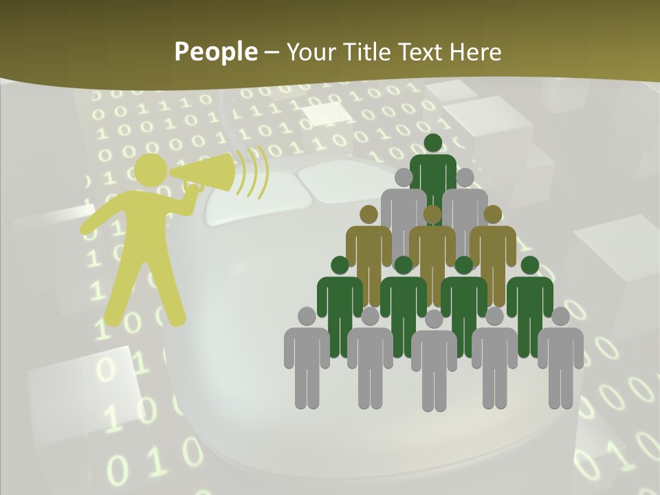 Light Digital Space PowerPoint Template