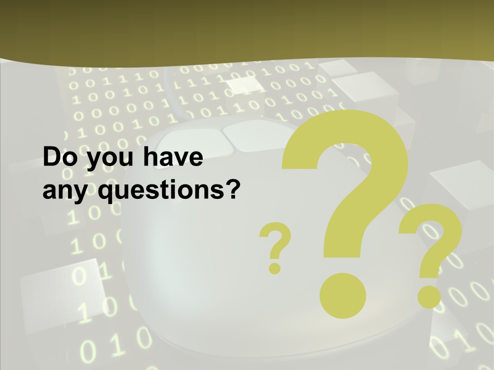 Light Digital Space PowerPoint Template