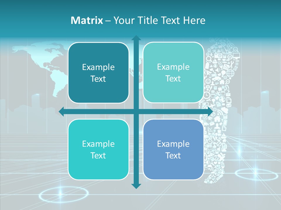 Business Planet Media PowerPoint Template