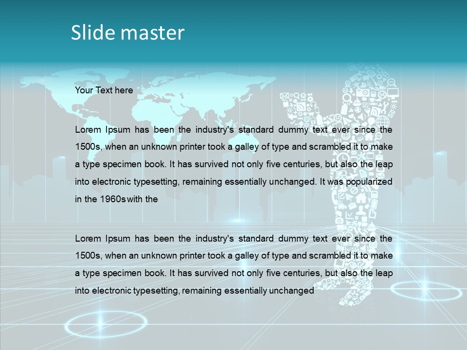 Business Planet Media PowerPoint Template