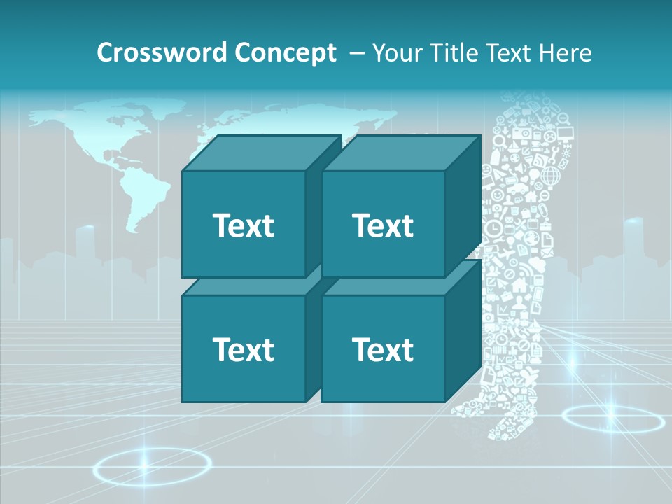 Business Planet Media PowerPoint Template