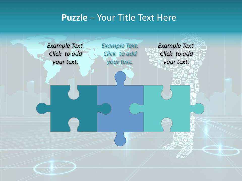 Business Planet Media PowerPoint Template