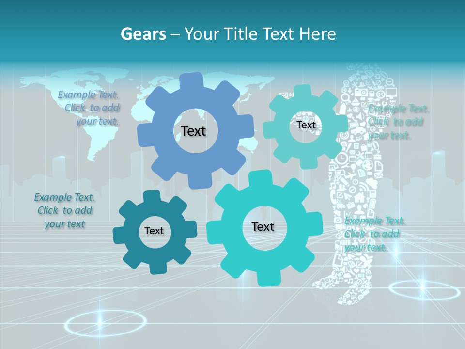 Business Planet Media PowerPoint Template