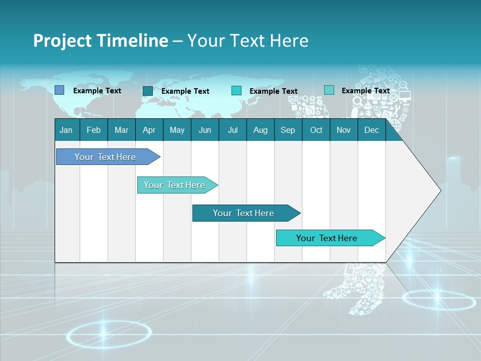 Business Planet Media PowerPoint Template