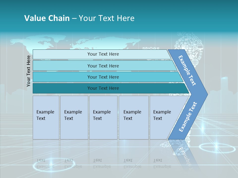 Business Planet Media PowerPoint Template