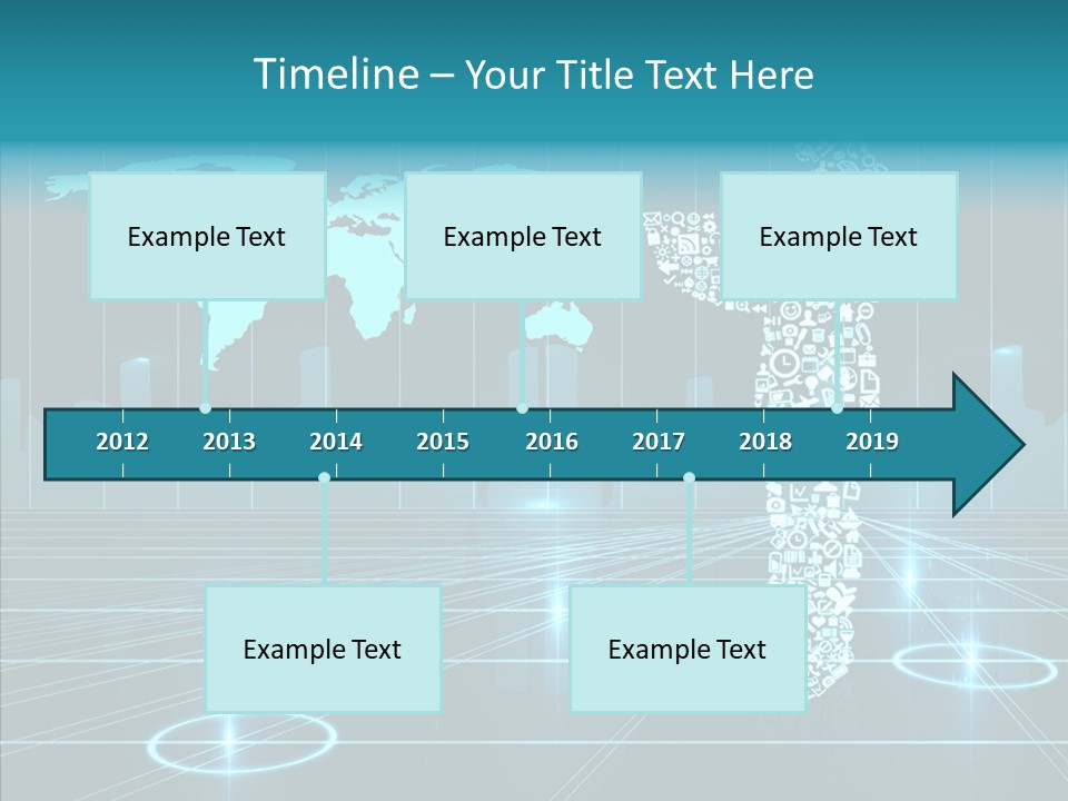 Business Planet Media PowerPoint Template