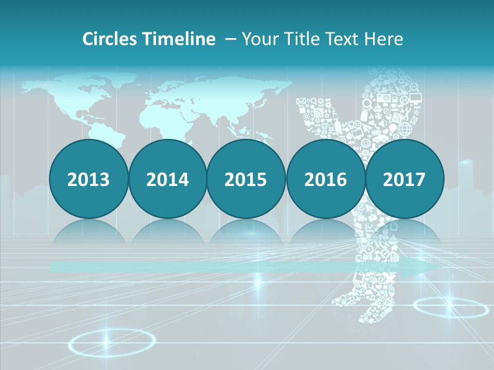 Business Planet Media PowerPoint Template