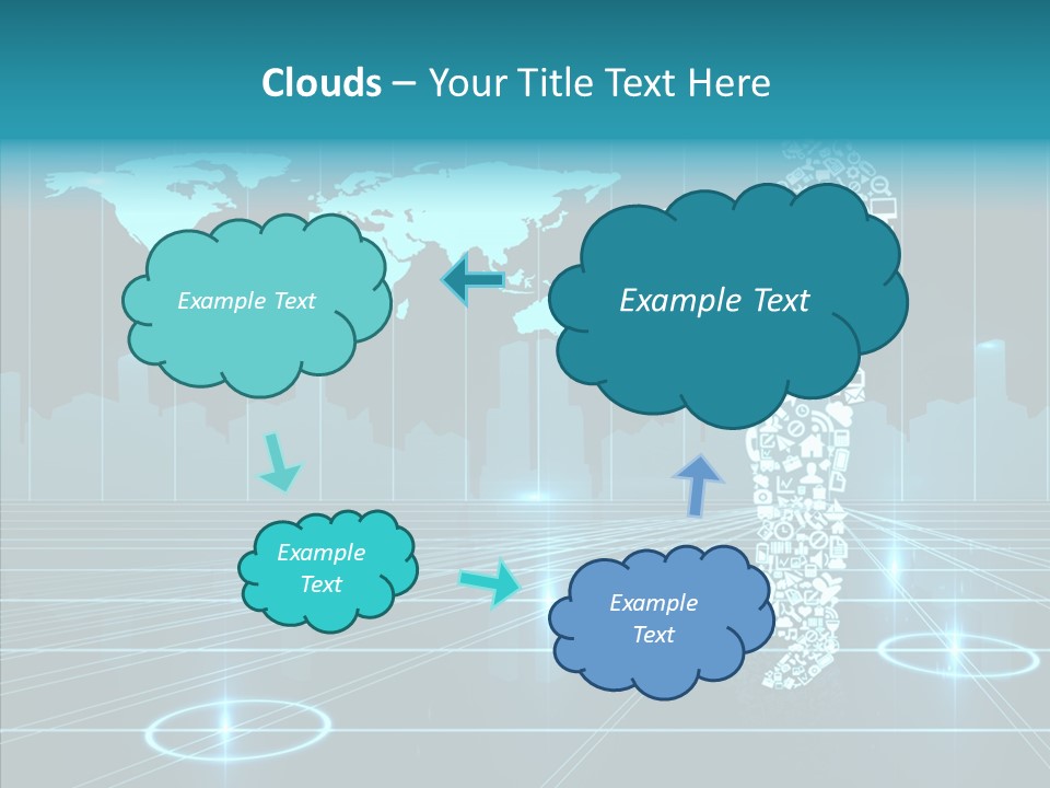 Business Planet Media PowerPoint Template