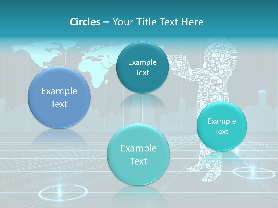 Business Planet Media PowerPoint Template