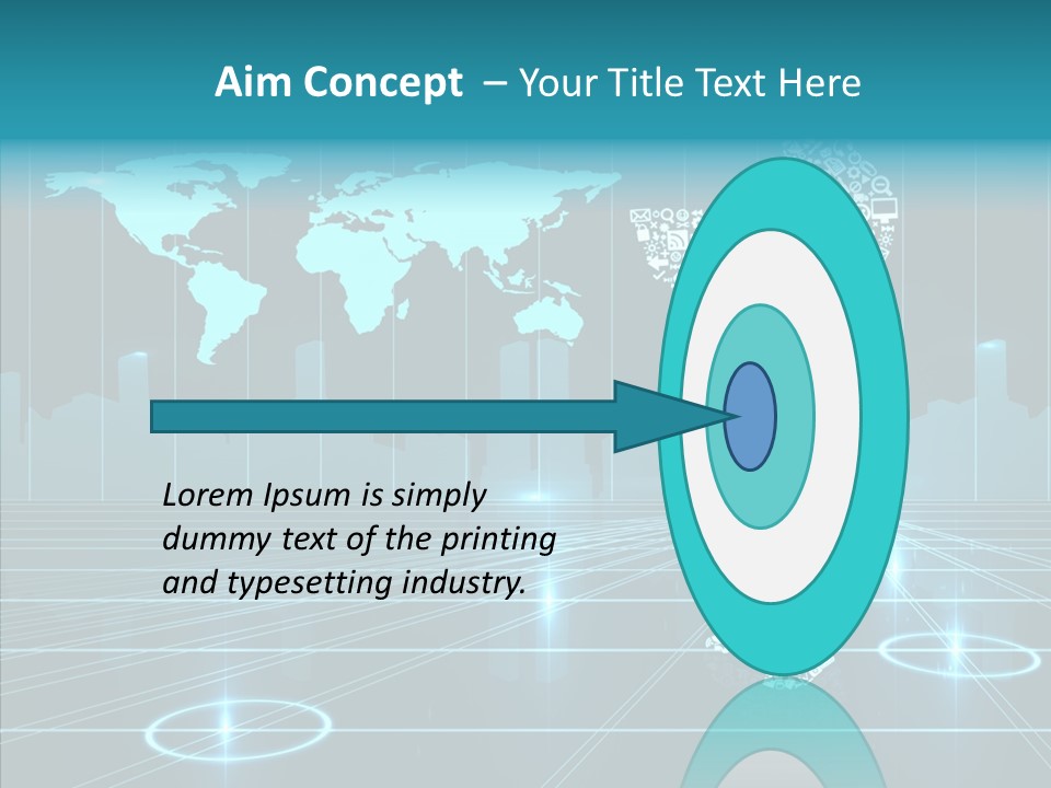 Business Planet Media PowerPoint Template