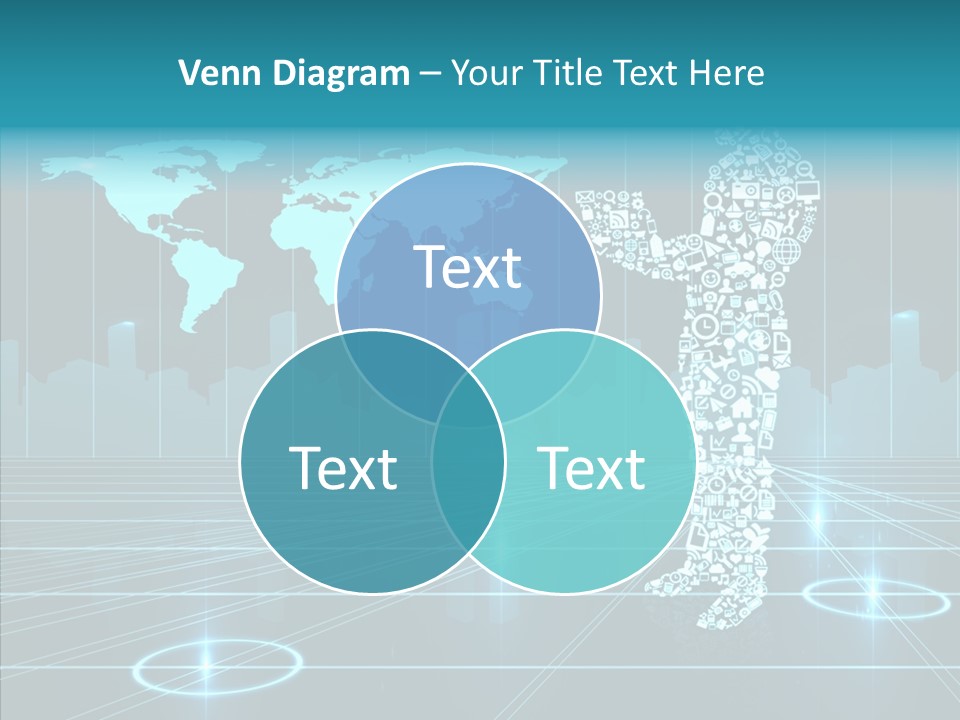 Business Planet Media PowerPoint Template