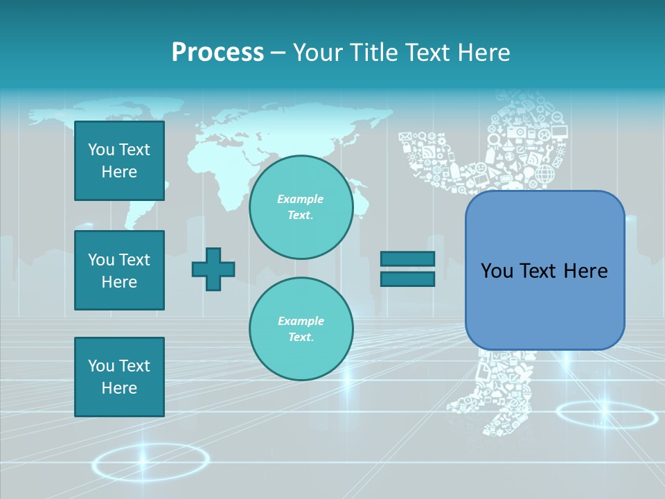 Business Planet Media PowerPoint Template