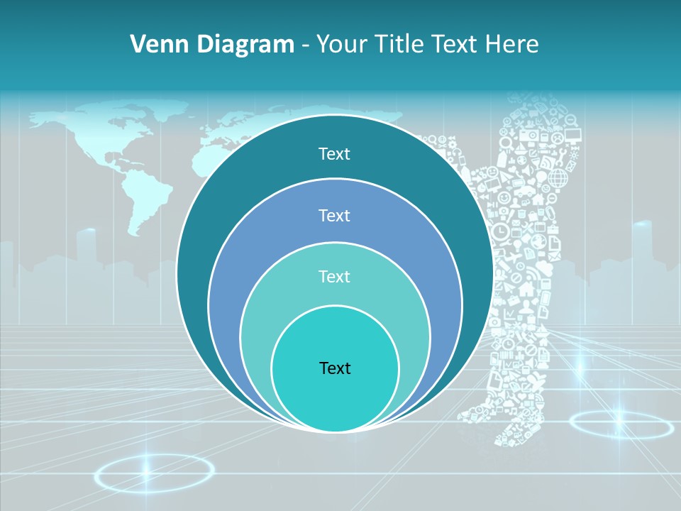 Business Planet Media PowerPoint Template