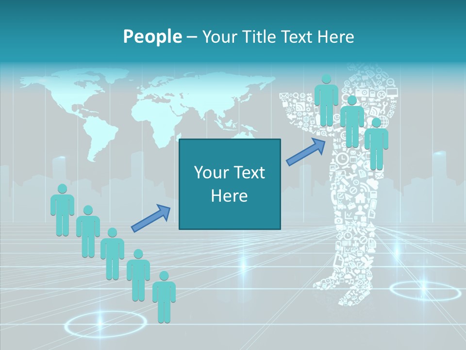 Business Planet Media PowerPoint Template