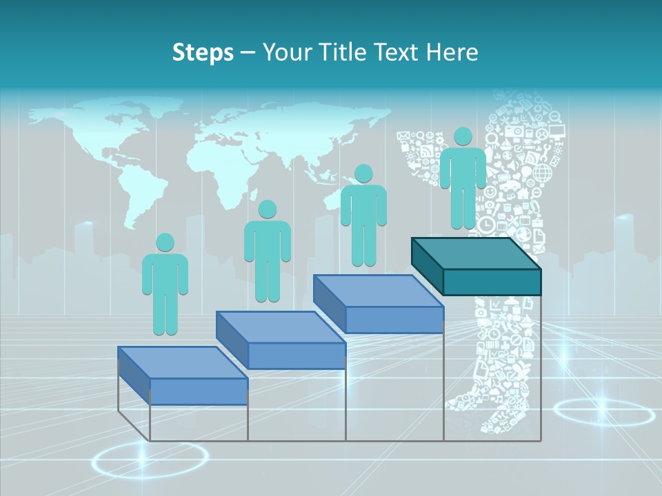 Business Planet Media PowerPoint Template