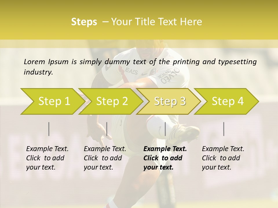 Mcalister Fly Half France PowerPoint Template