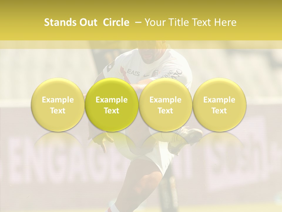 Mcalister Fly Half France PowerPoint Template