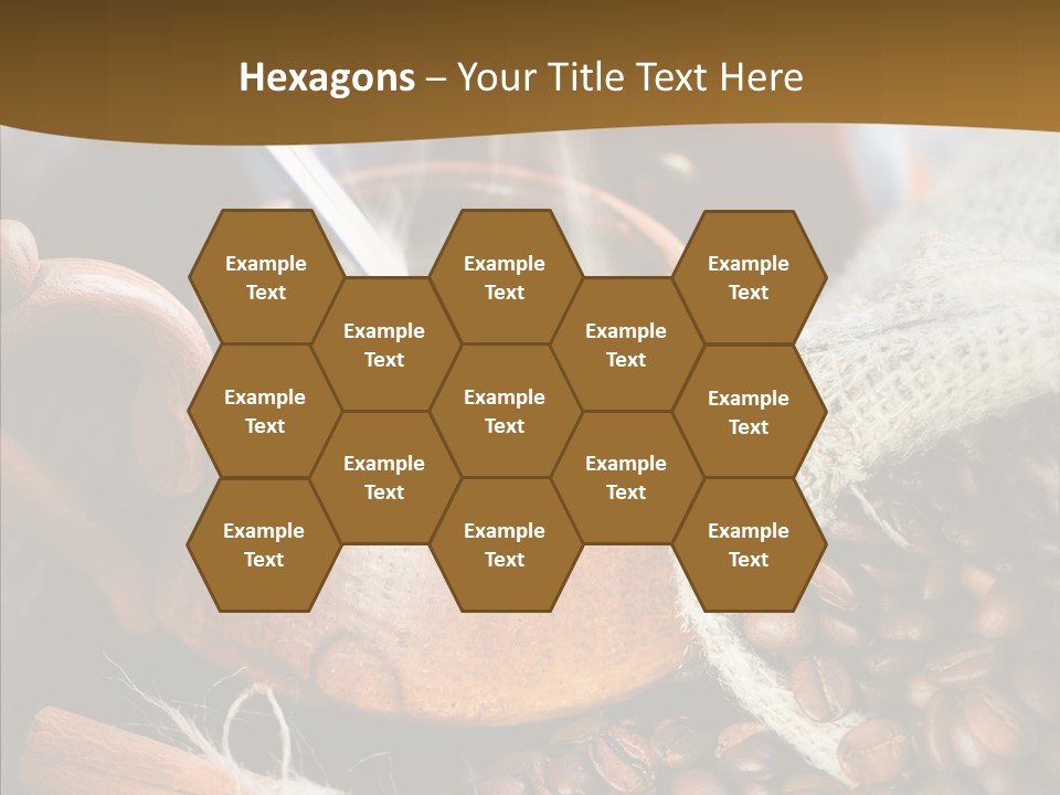 Wood Table Coffee PowerPoint Template