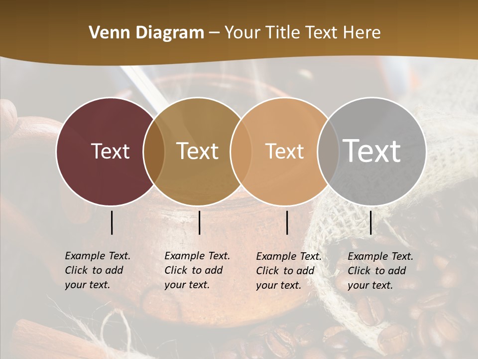 Wood Table Coffee PowerPoint Template