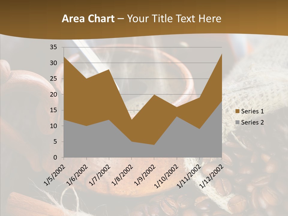 Wood Table Coffee PowerPoint Template