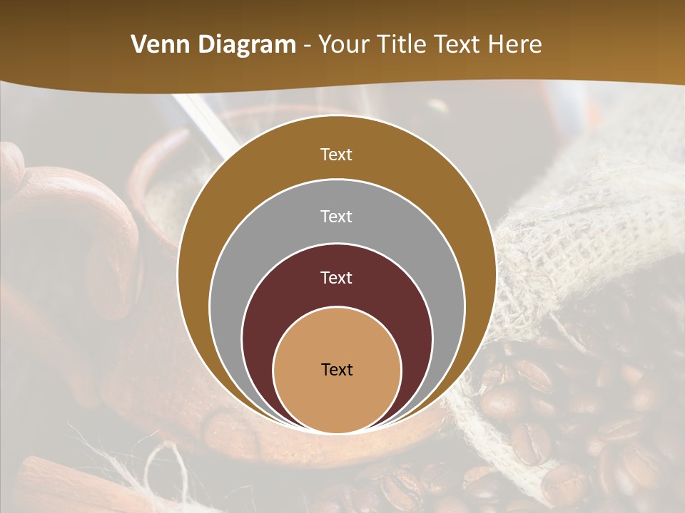 Wood Table Coffee PowerPoint Template