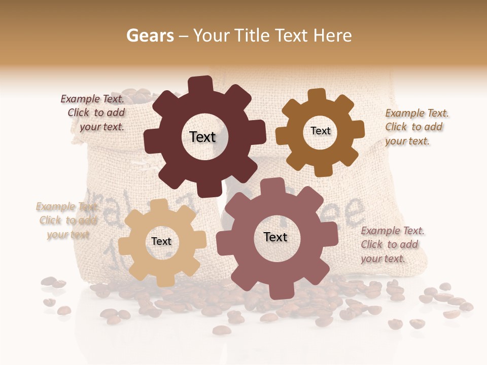 Backgrounds White Seed PowerPoint Template