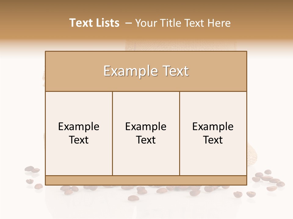 Backgrounds White Seed PowerPoint Template