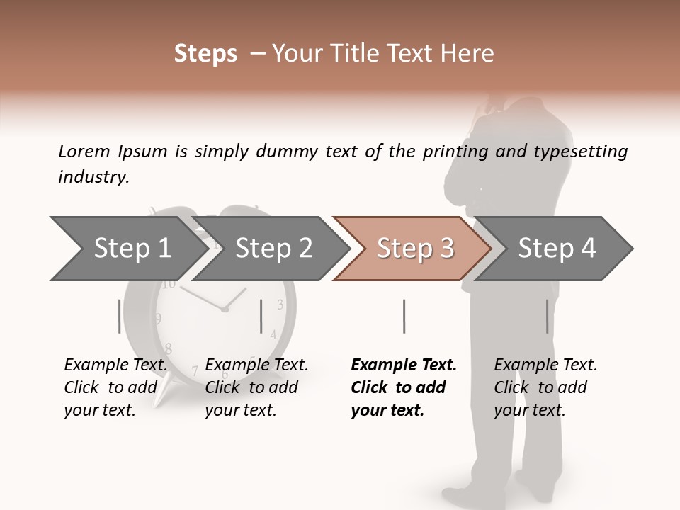 Alarm Number Single PowerPoint Template