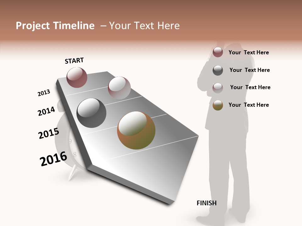 Alarm Number Single PowerPoint Template