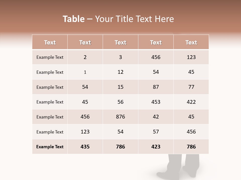 Alarm Number Single PowerPoint Template