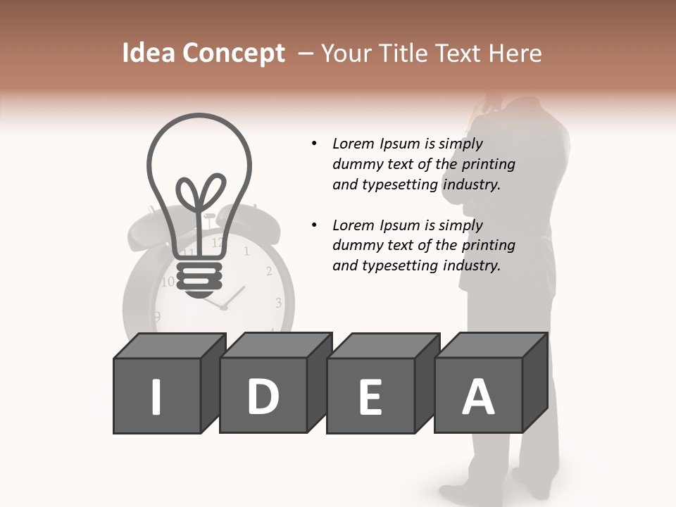 Alarm Number Single PowerPoint Template