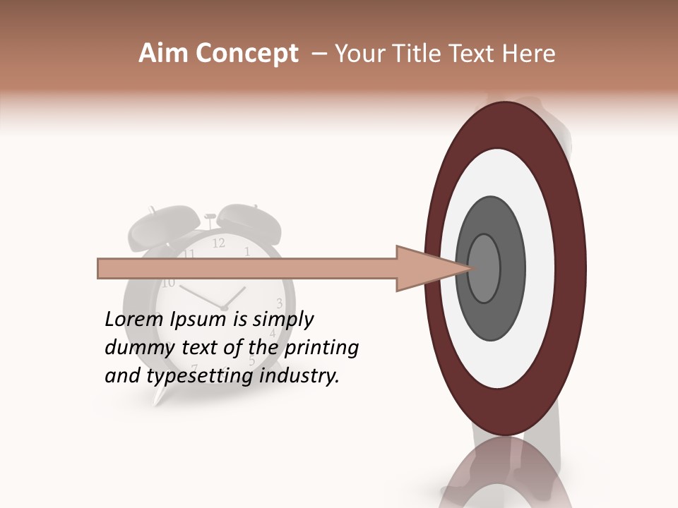 Alarm Number Single PowerPoint Template