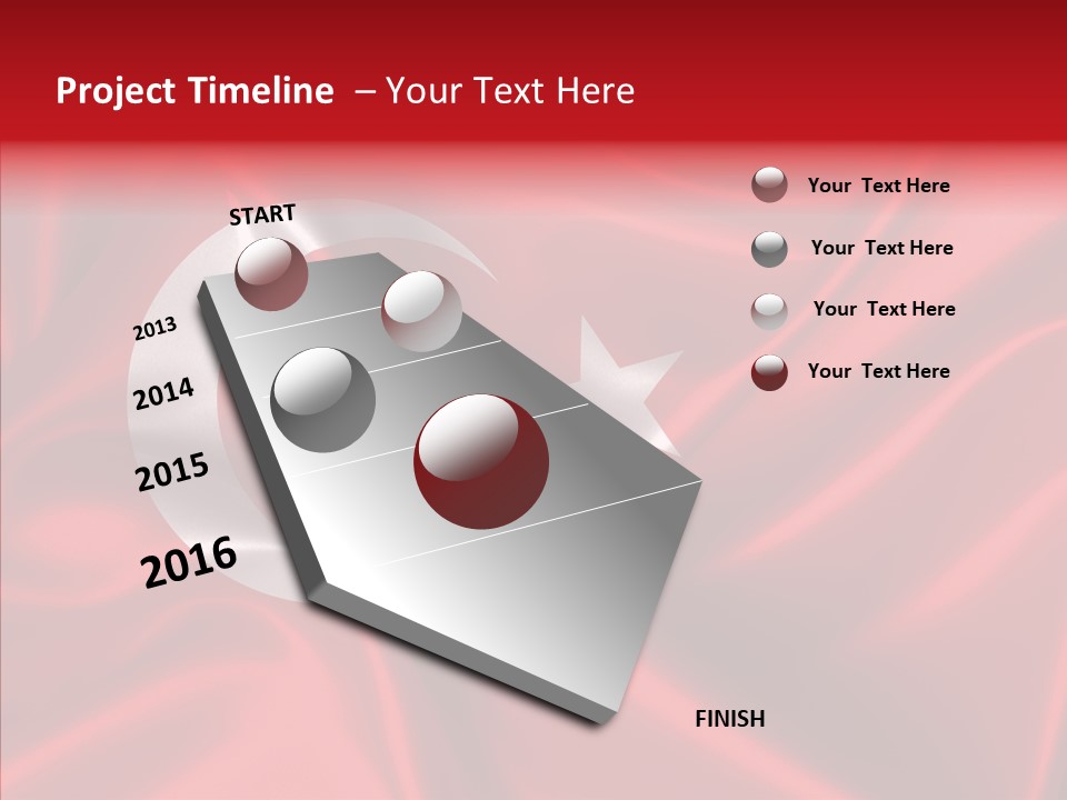 Freedom Canvas Wavy PowerPoint Template