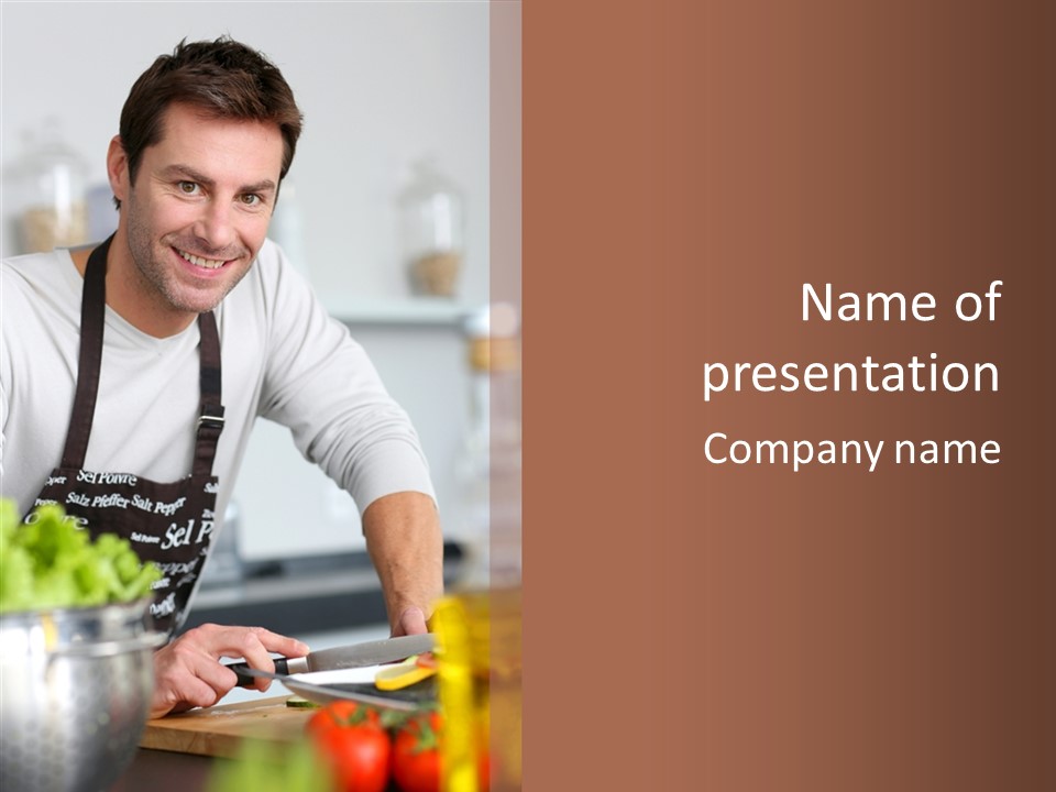 Food Cooker  PowerPoint Template