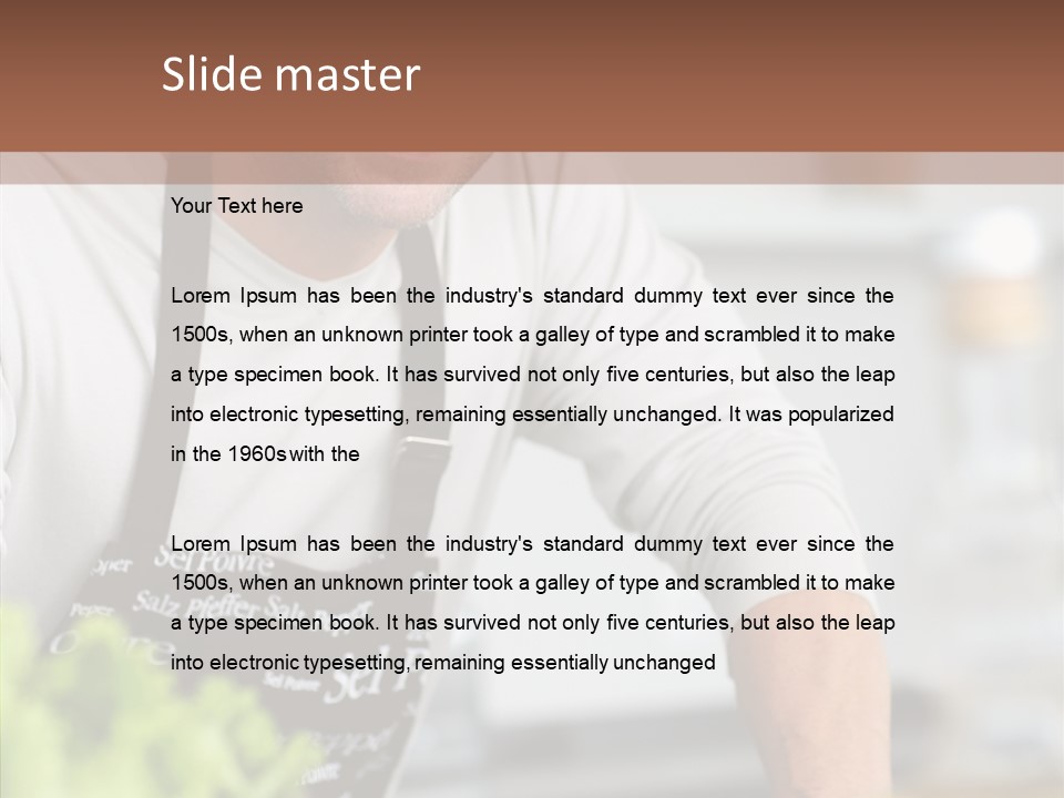 Food Cooker  PowerPoint Template