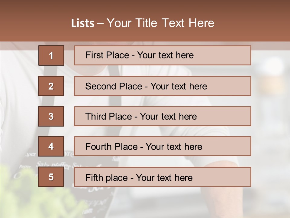 Food Cooker  PowerPoint Template