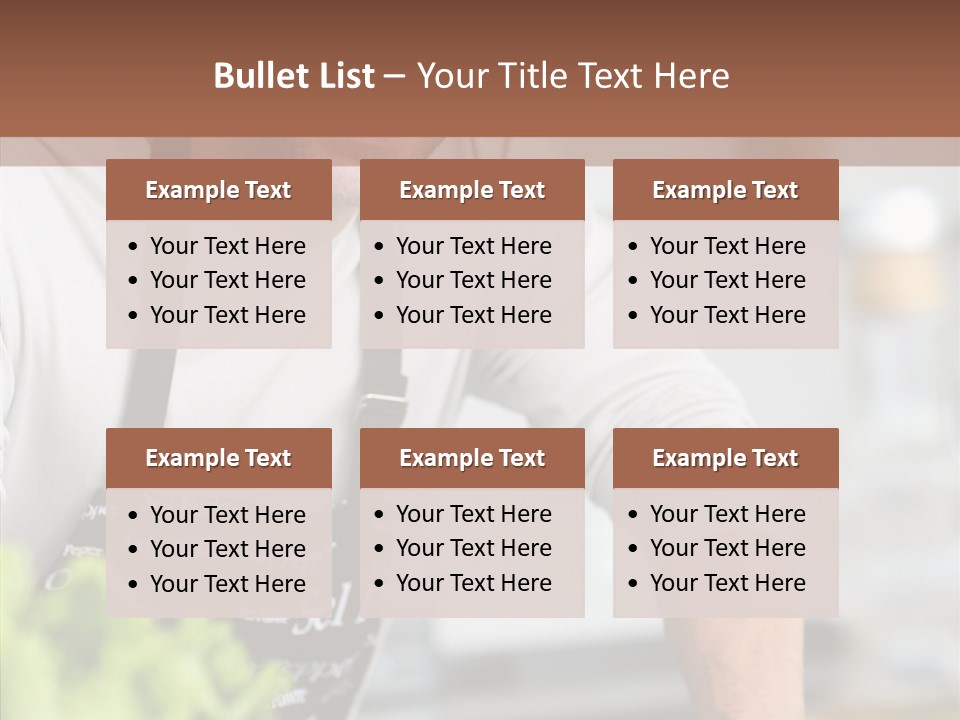 Food Cooker  PowerPoint Template