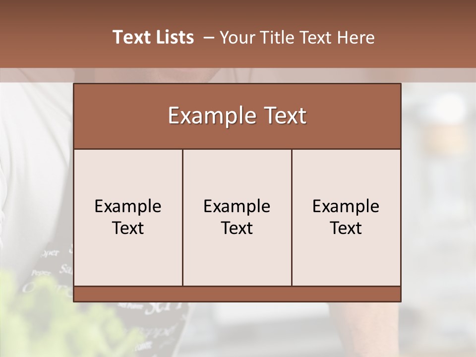 Food Cooker  PowerPoint Template