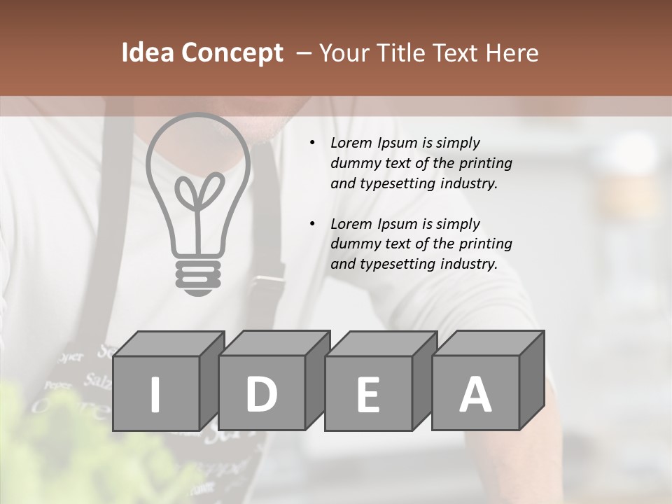 Food Cooker  PowerPoint Template