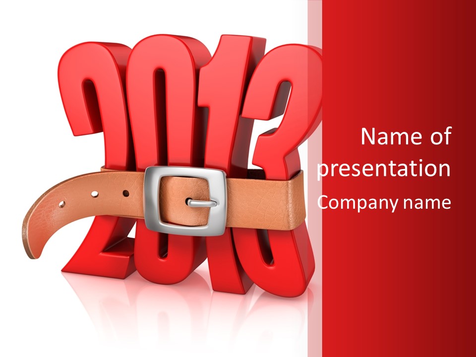 Global Financial Bankruptcy PowerPoint Template
