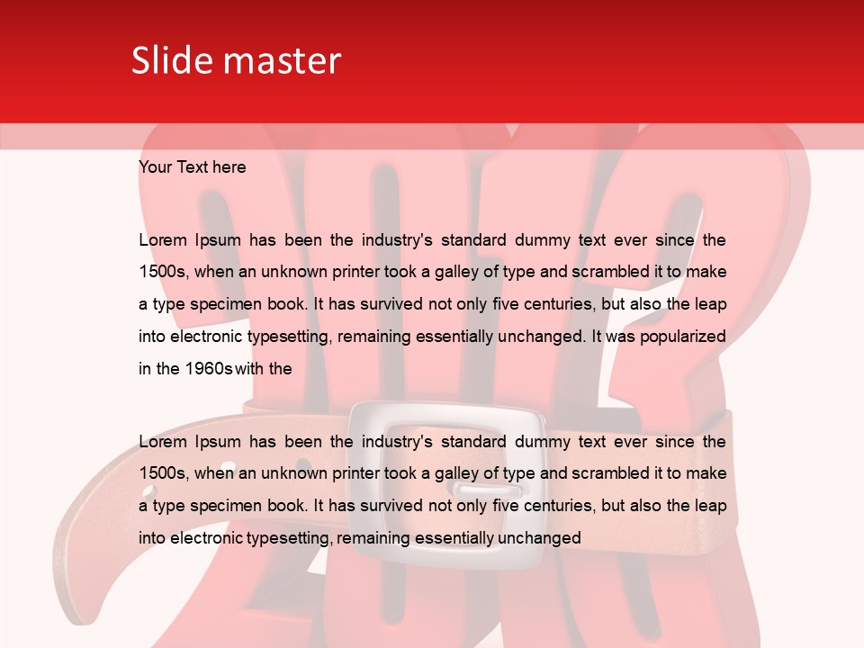 Global Financial Bankruptcy PowerPoint Template