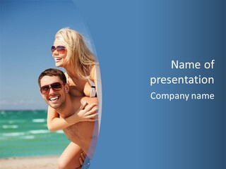 People Shape Woman PowerPoint Template