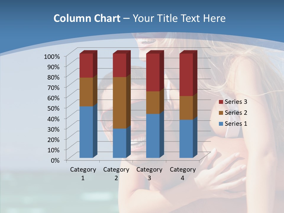 People Shape Woman PowerPoint Template