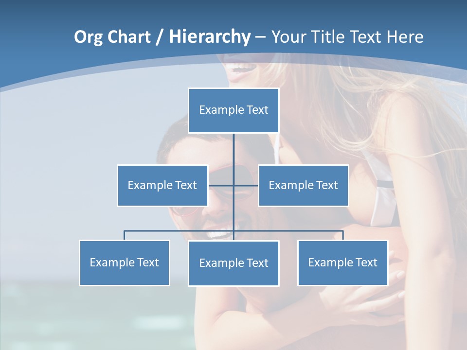 People Shape Woman PowerPoint Template