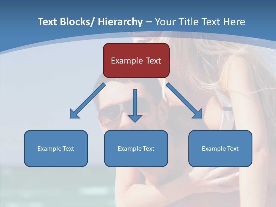 People Shape Woman PowerPoint Template