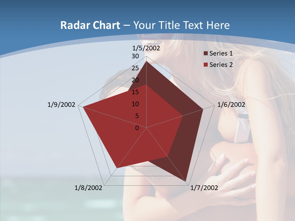 People Shape Woman PowerPoint Template