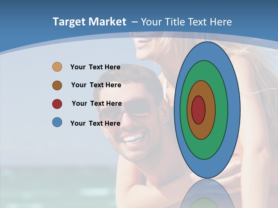 People Shape Woman PowerPoint Template