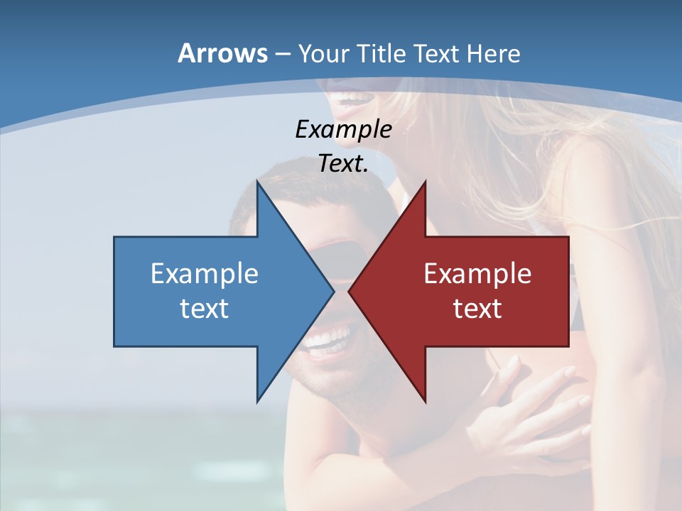 People Shape Woman PowerPoint Template