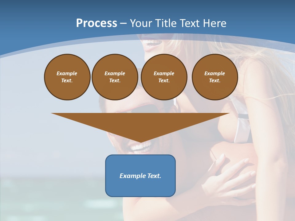 People Shape Woman PowerPoint Template