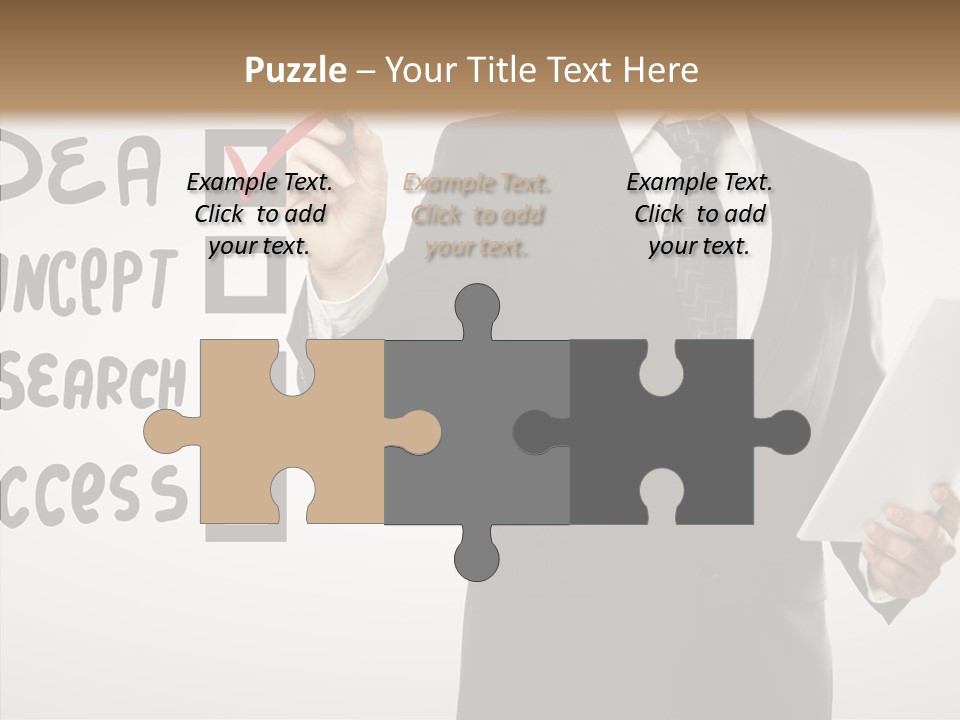 Checklist Square Performance PowerPoint Template